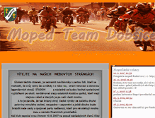 Tablet Screenshot of moped-dobsice.cz